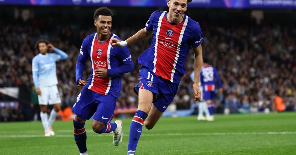 PSG outgun embattled Man City in six-goal Champions League thriller