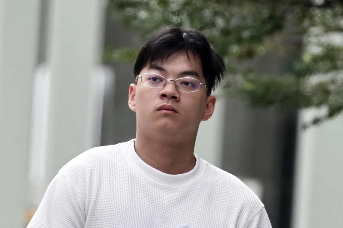 You Jiahao, 23, pleaded guilty to two charges of remaining outside Singapore without a valid exit permit.