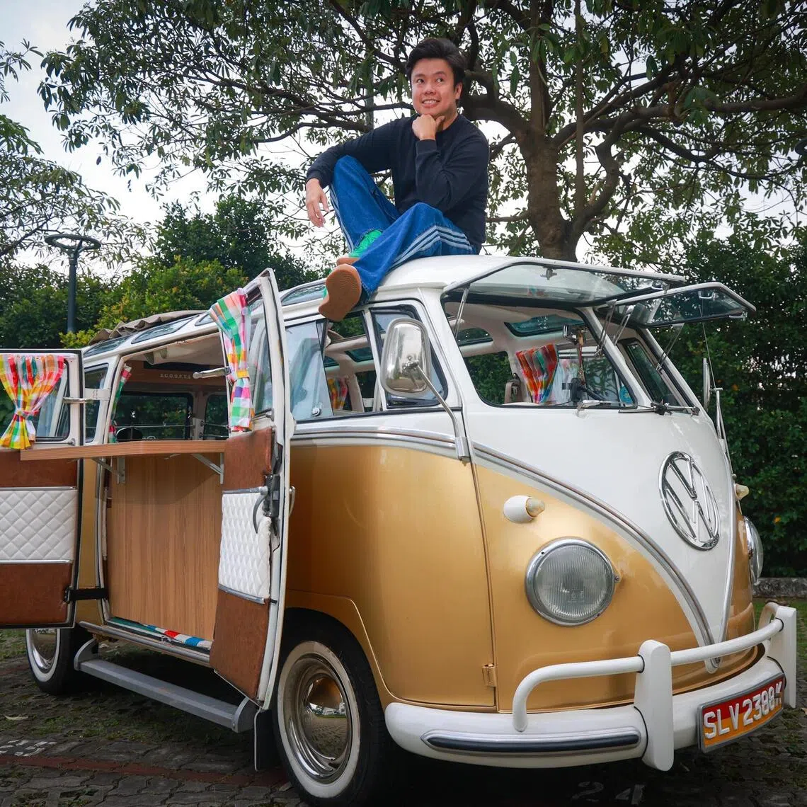 Tobias Peng, founder of icecream van line Scoopy's & Cream.