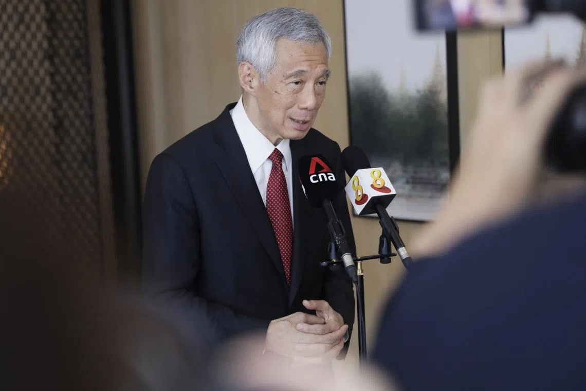 PM Lee Hsien Loong said Singapore and China are very keen to strengthen ties.