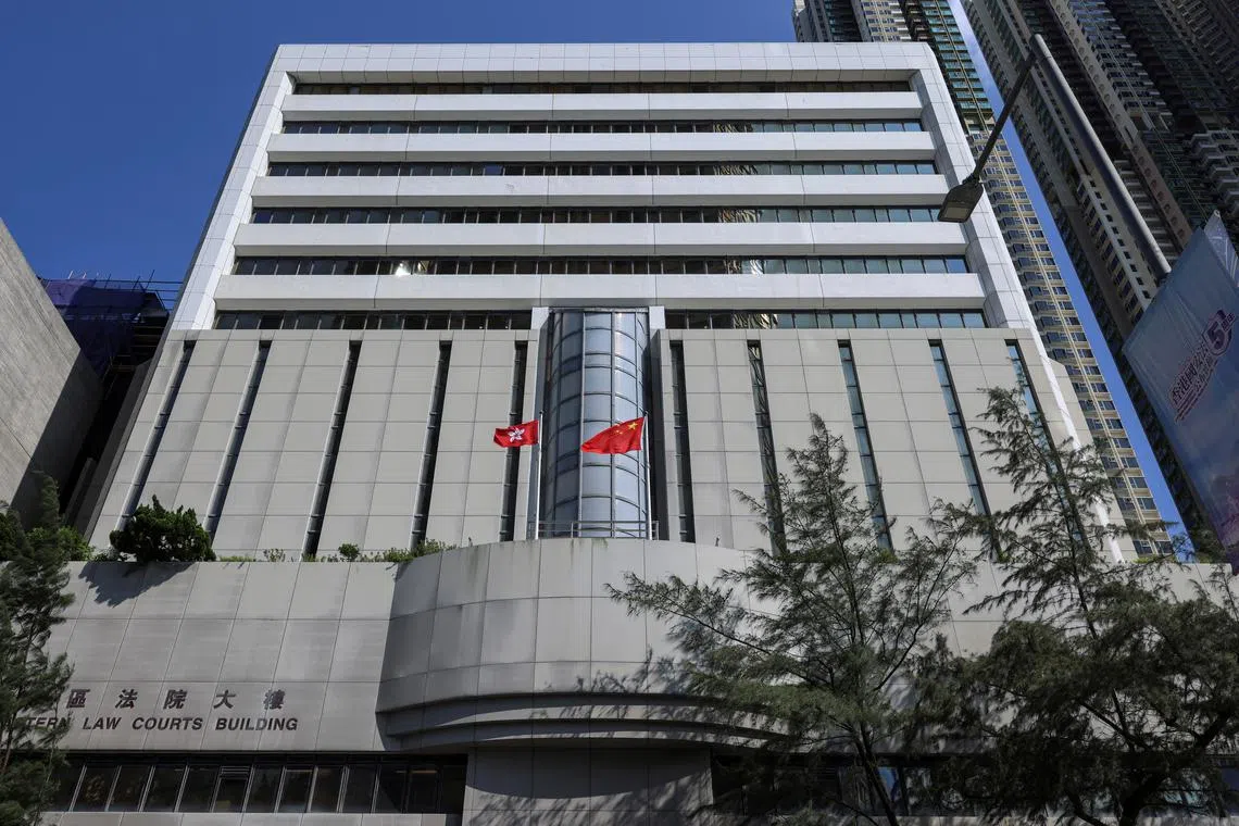 A general view of Eastern Law Courts Building in Hong Kong, China July 4, 2025. REUTERS/Tyrone Siu