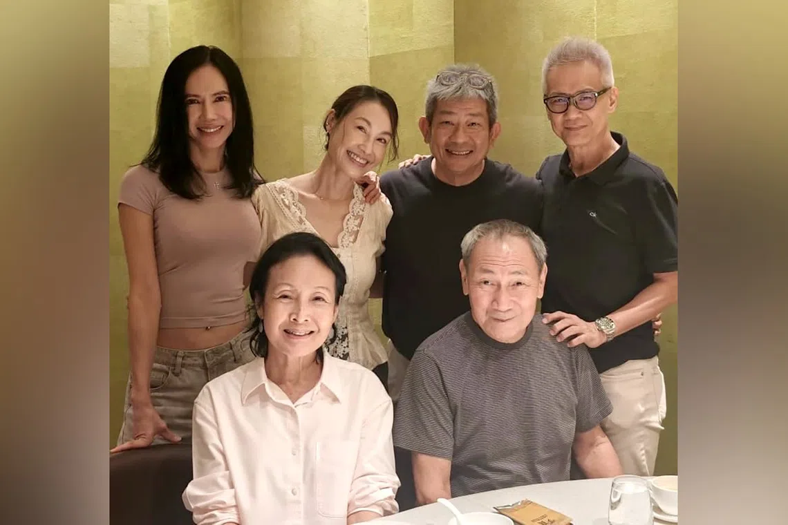 (Clockwise from left) Irin Gan with Amy Cheng, Ivan Tay, Ng Say Yong, Lim Kay Tong and Wee Soon Hui in a photo on Instagram on Sept 21.