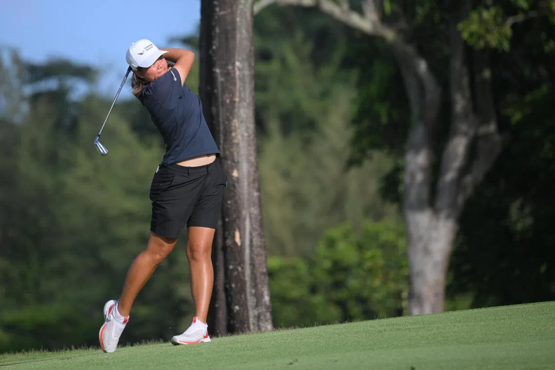 S’pore golfer Shannon Tan joint-31st after second round of final LPGA Tour qualifying event