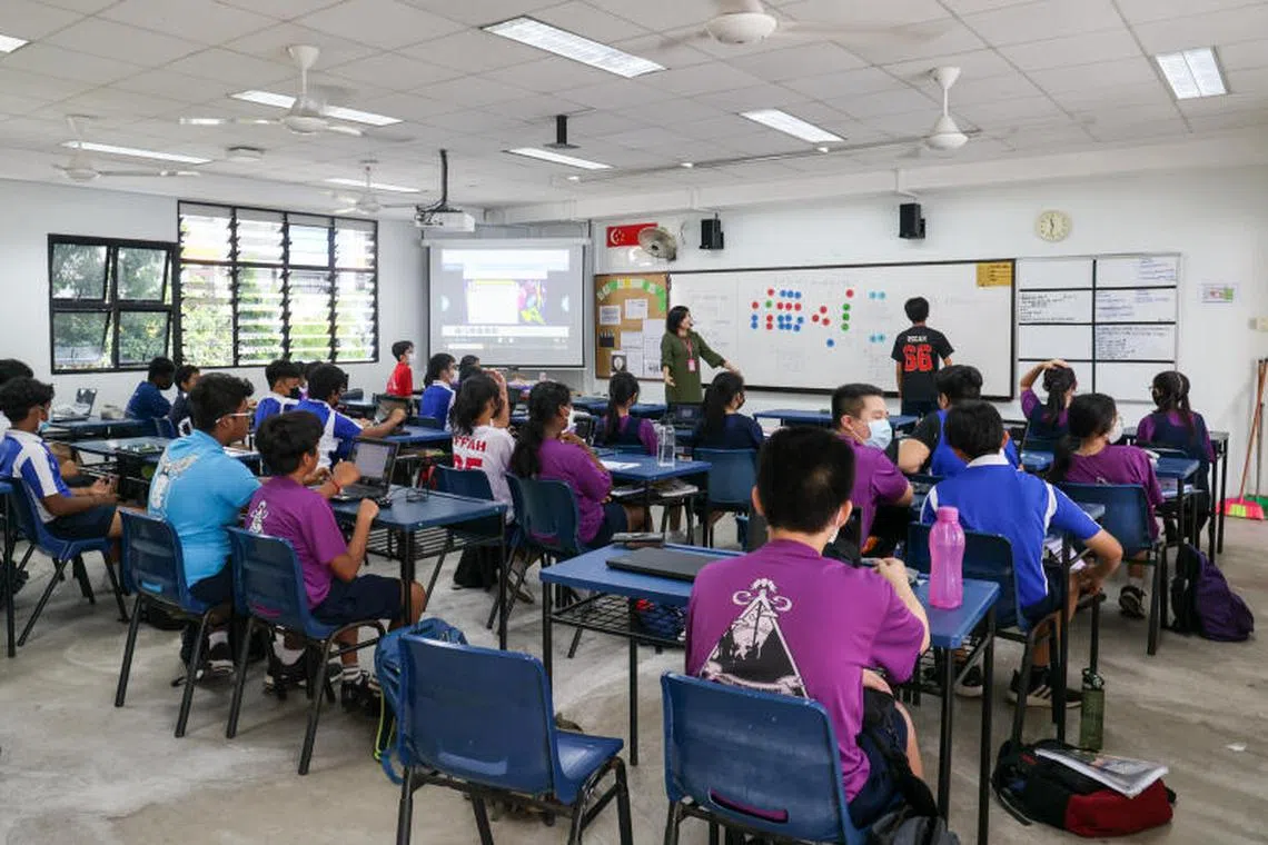 Education Minister Chan Chun Sing described how full SBB will change students’ educational journey.