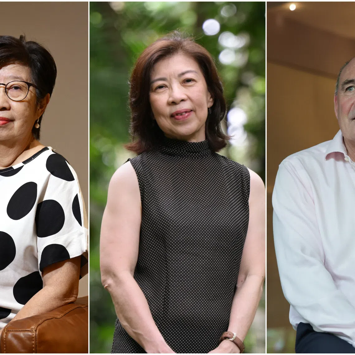 (From left) Mrs Chan Li Leng, Madam Sri Rahaju Djawoto and Mr Andrew Carmichael have found ways to cope with the emotional toll of living with cancer.