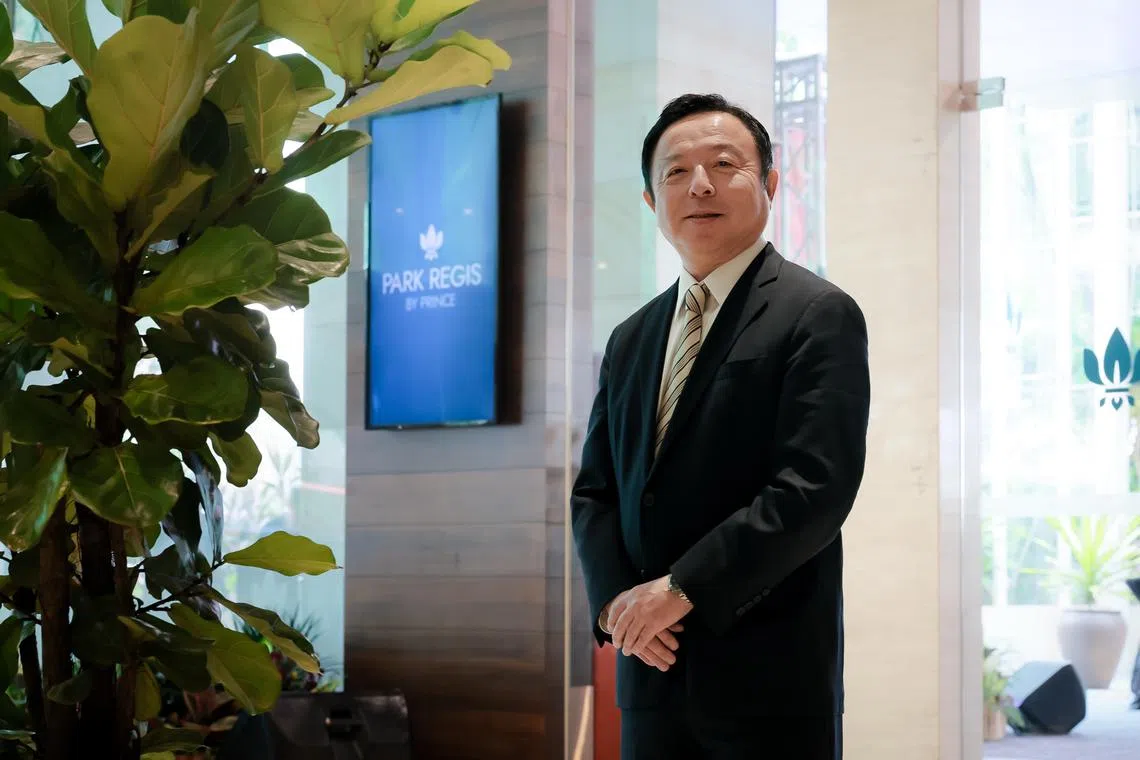 Seibu Prince Hotels Worldwide CEO Yoshiki Kaneda at Park Regis Prince Hotel at Merchant Road on Sept 3.