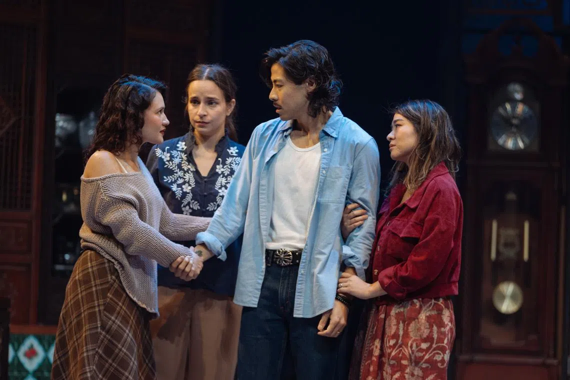 London-based, Singapore-born playwright Stephanie Street's Force Majeure transposes Chekhov's Three Sisters (1901) into a story of privileged artist siblings withered by life in a cultural backwater amid profound global changes.