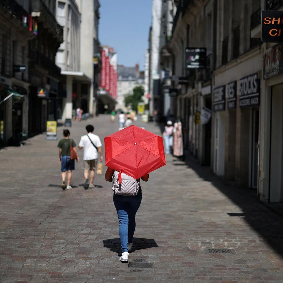 Much of France was set to experience temperatures around 40 deg C on June 23, forecaster MeteoFrance said.