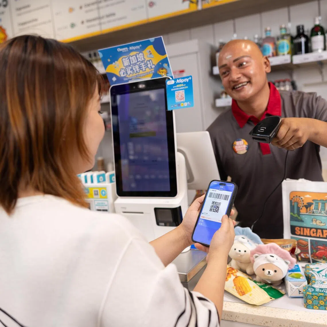 Singapore now has more than 130,000 merchants that accept payments from international wallets through the Alipay+ and GrabPay networks.
