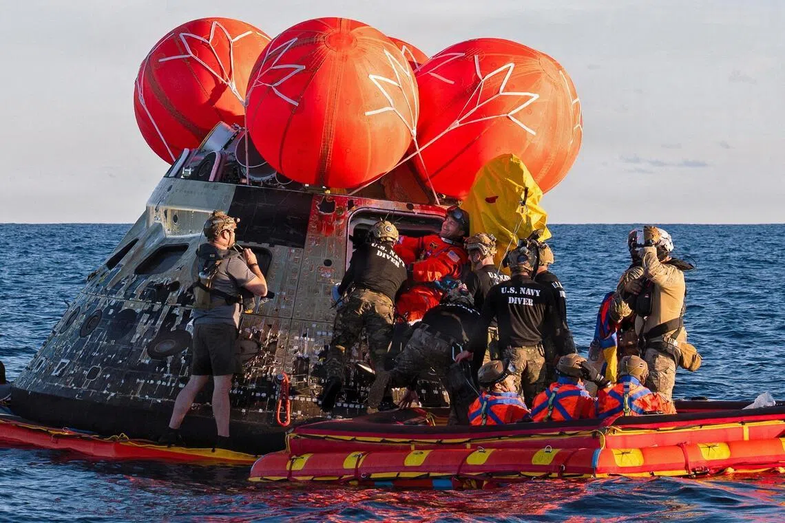 Artemis astronaut describes charring on heat shield during crew’s fiery return to Earth