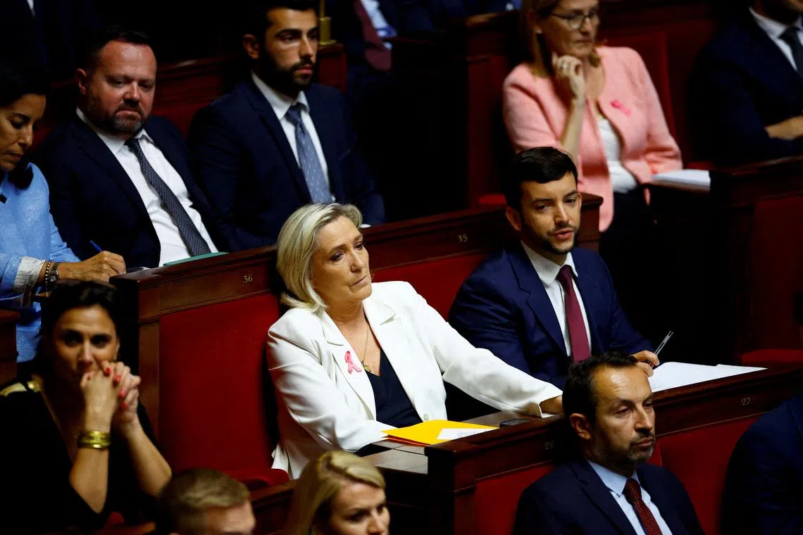 Marine Le Pen, Paris, October 1, 2024. REUTERS/Sarah Meyssonnier