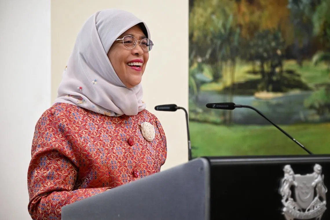 Former president Halimah Yacob succeeds Dr Tony Tan who served as Sias’ chief patron from Oct 2017 to Jul 2024.