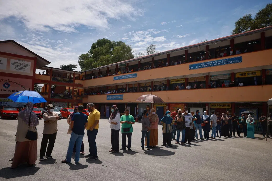 Long lines were partly due to the young and first-time voters that were added to the electoral roll.