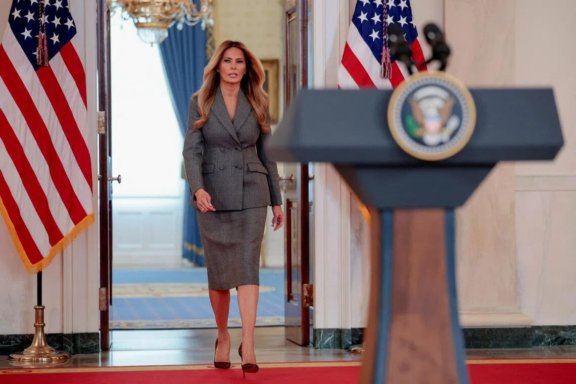 Melania Trump says she never had a relationship with Epstein