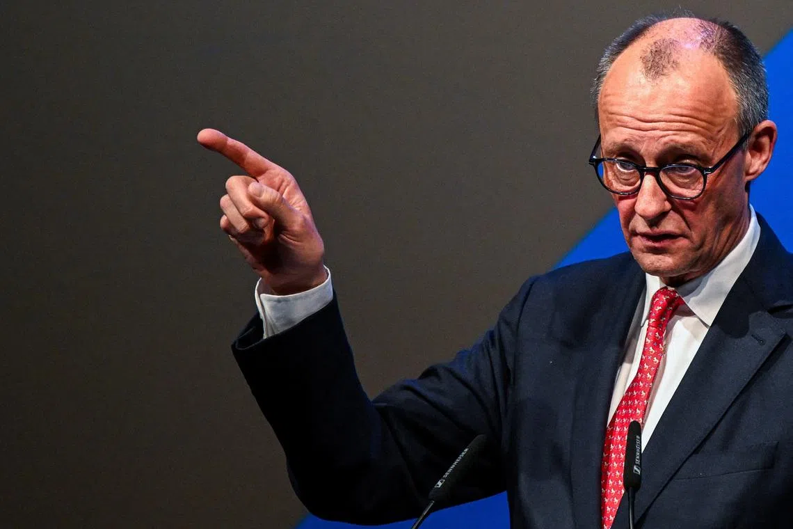 German Chancellor Friedrich Merz said foreign policy and economic policy could no longer be separated.