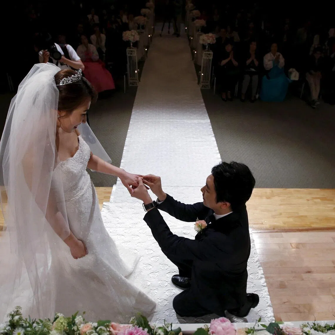 Duo says on its website its services have led to more than 53,000 weddings and seven couples tying the knot on average every day.