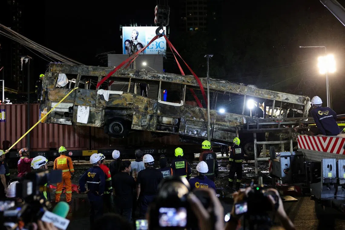 At least eight people were killed and 32 others injured in the accident.