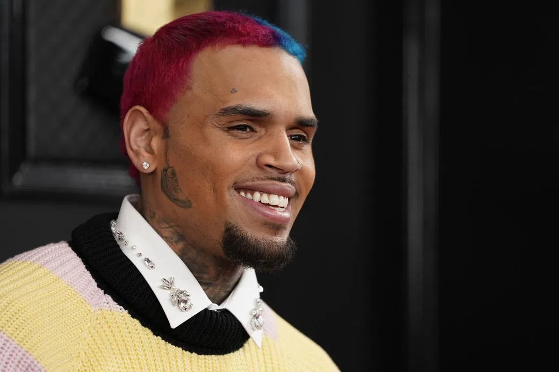 FILE PHOTO: 62nd Grammy Awards – Arrivals – Los Angeles, California, U.S., January 26, 2020 – Chris Brown. REUTERS/Mike Blake/File Photo