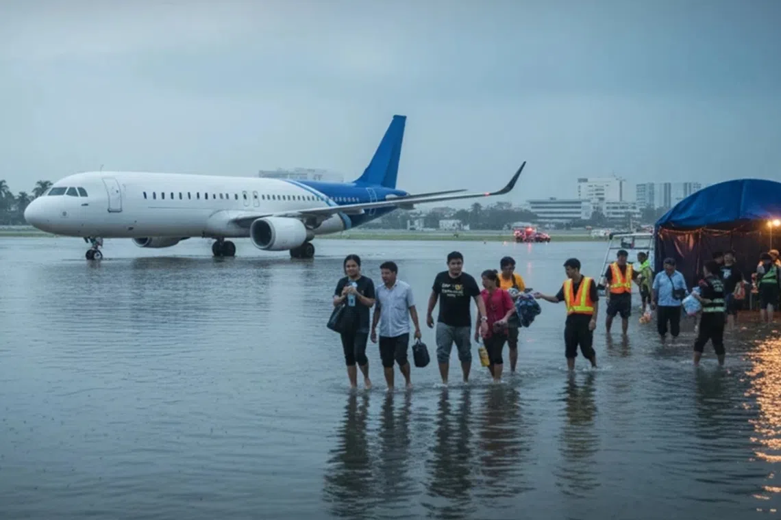 Thai airlines have offered support measures to passengers affected by the flooding at Hat Yai, including free flight changes and travel credits.