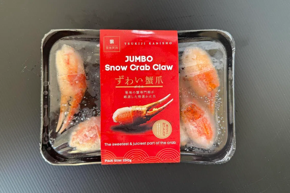 Caranguejo Tsukiji Takumi Garra Jumbo de Caranguejo da Neve.