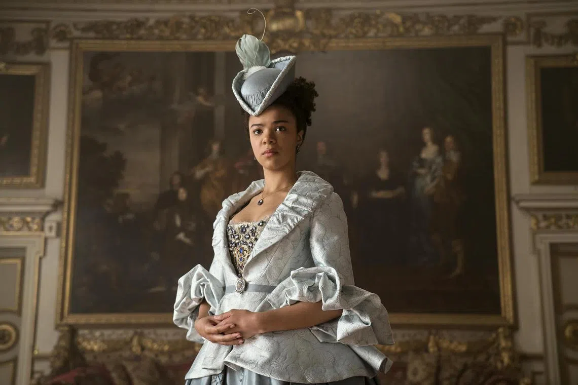 India Amarteifio plays a young Queen Charlotte in Queen Charlotte: A Bridgerton Story. 
