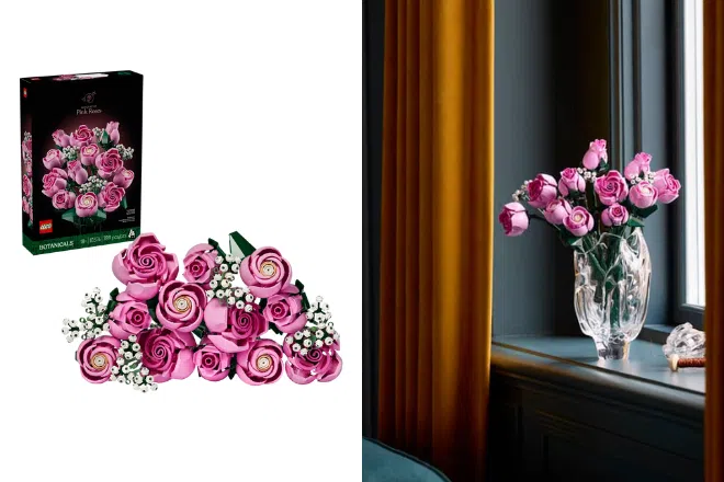 LEGO The Botanical Collection Bouquet of Pink Roses 10374