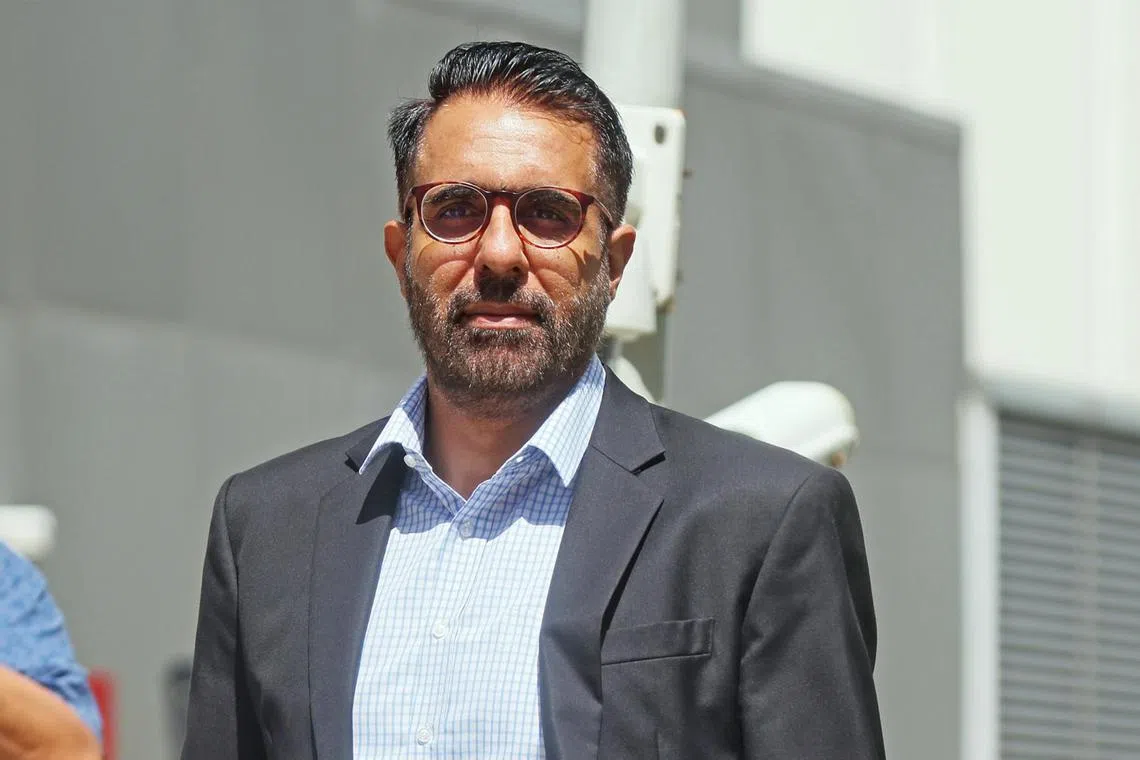 Leader of the Opposition and Workers’ Party chief Pritam Singh at the State Courts on March 19, 2024.