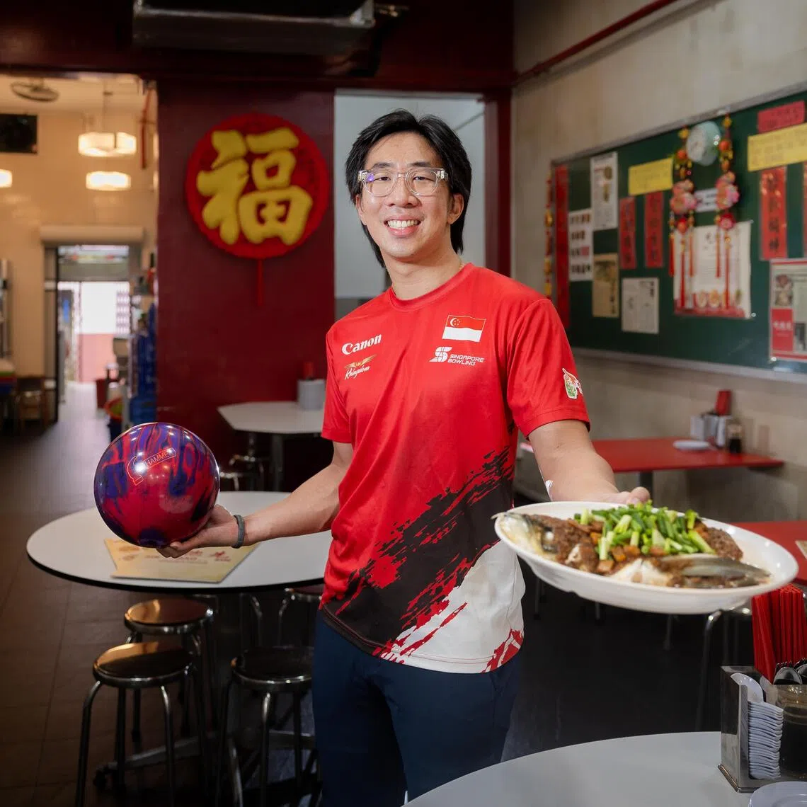 SEA Games 2025 athlete profile - Bowler Jomond Chia who helps out in his parent's restaurant, on Nov 20, 2025.