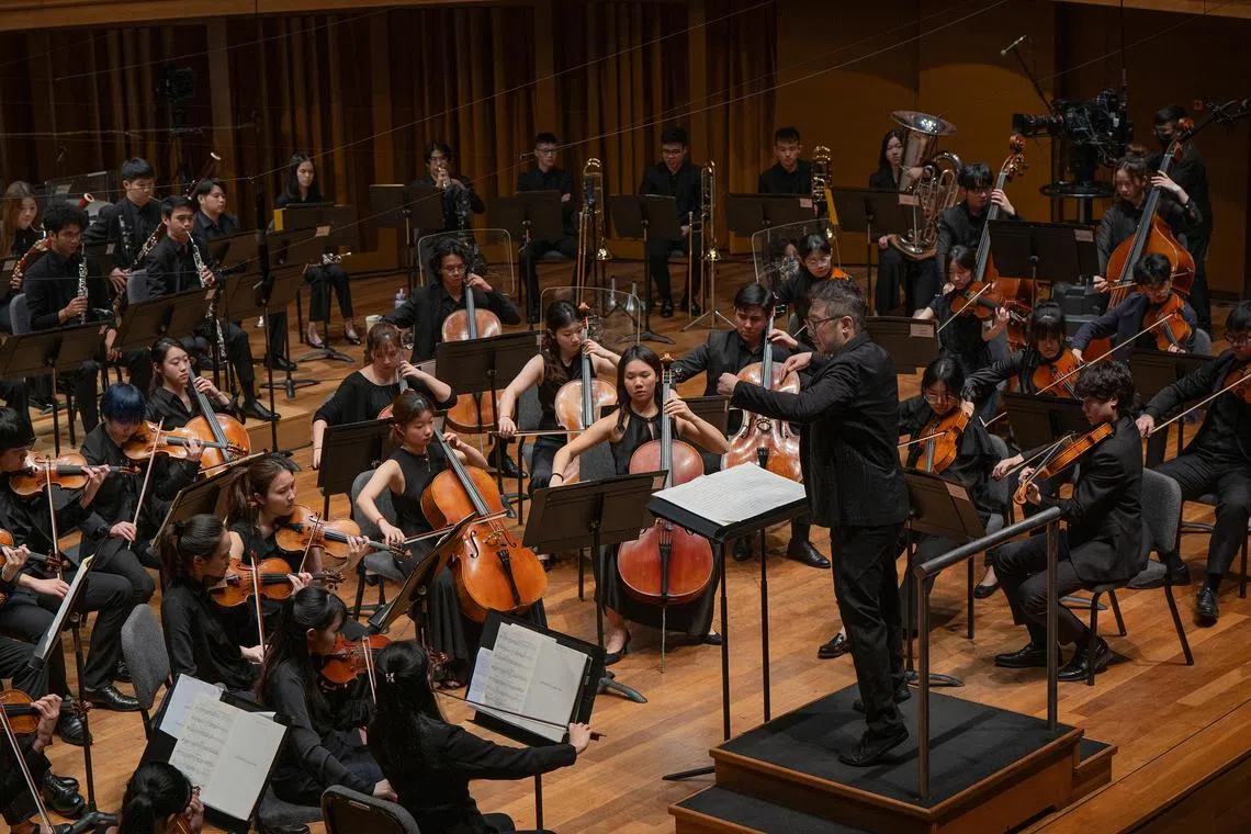 The hour-long concert, Sounds Of The City, was performed by the Yong Siew Toh Orchestral Institute.