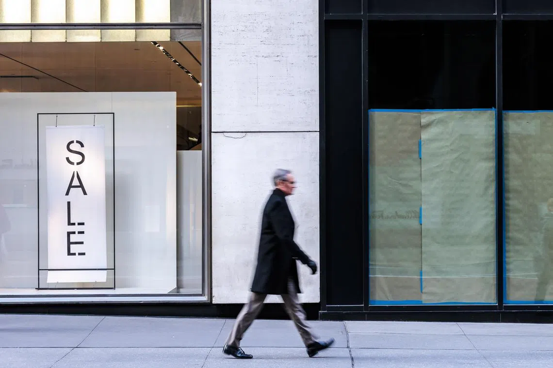 Retail sales in the US plummeted 1.1 per cent in December, the biggest drop since December 2021.