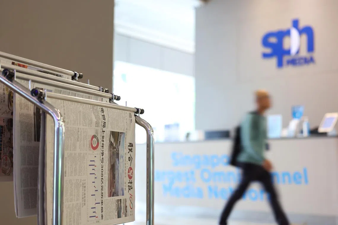 SPH Media is giving vendors a subsidy of $4 per month for each doorstep delivery to a direct subscriber from April 2024 to March 2025.