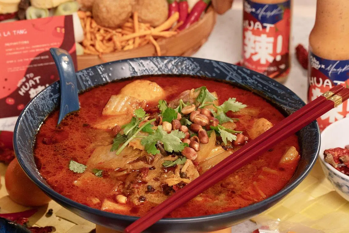 Waa Cow!'s mala sauce can be used to cook mala tang.