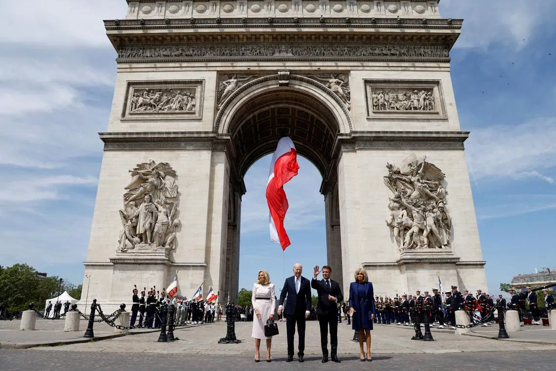 In France, Trump's triumphal arch draws eye rolls, and echoes of Napoleon