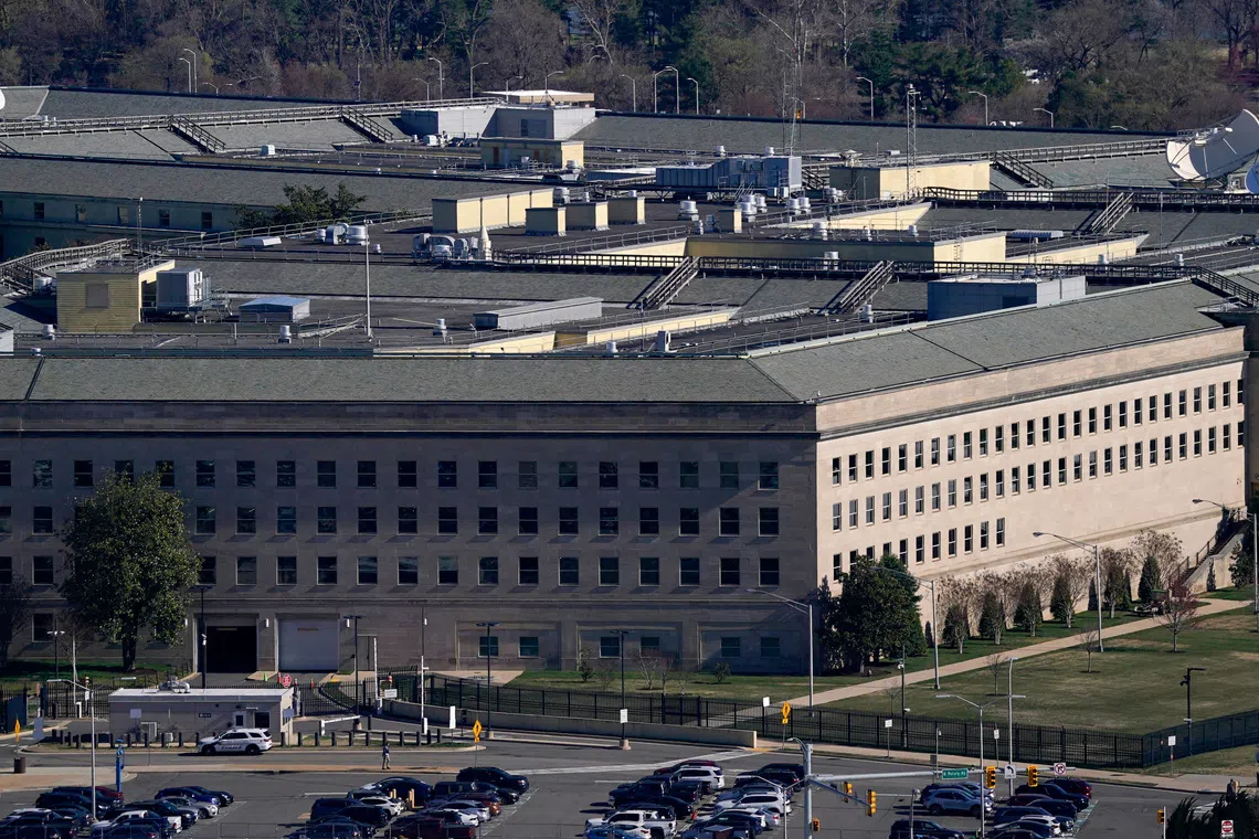 FILE PHOTO: A general view of the Pentagon in Washington, D.C., U.S., March 21, 2025. REUTERS/Kent Nishimura/File Photo
