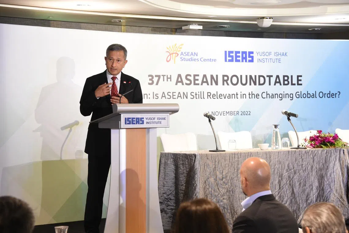Foreign Minister Vivian Balakrishnan said it might be time for Asean to make some difficult decisions..