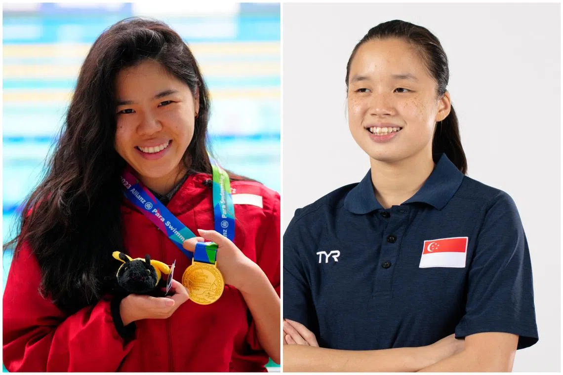 Yip Pin Xiu (left) and Sophie Soon will now miss out on the Asian Para Games after their events were canned due to a lack of competitors in their classifications. 