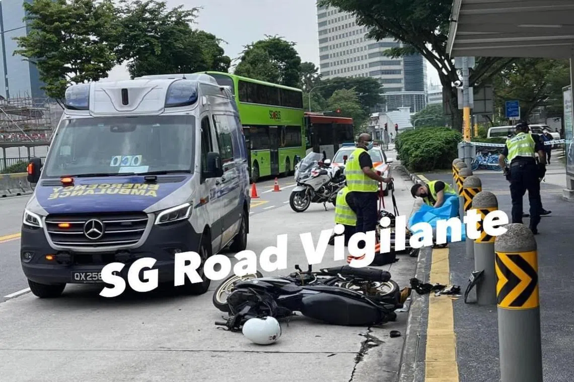 Ms Nur Afiah Hisham was killed after her motorcycle was believed to have skidded on Oct 1.