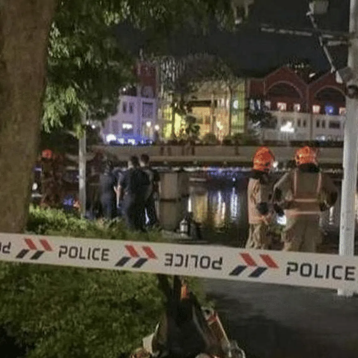 The incidents happened along the Singapore River, in front of Clarke Quay Central shopping mall.