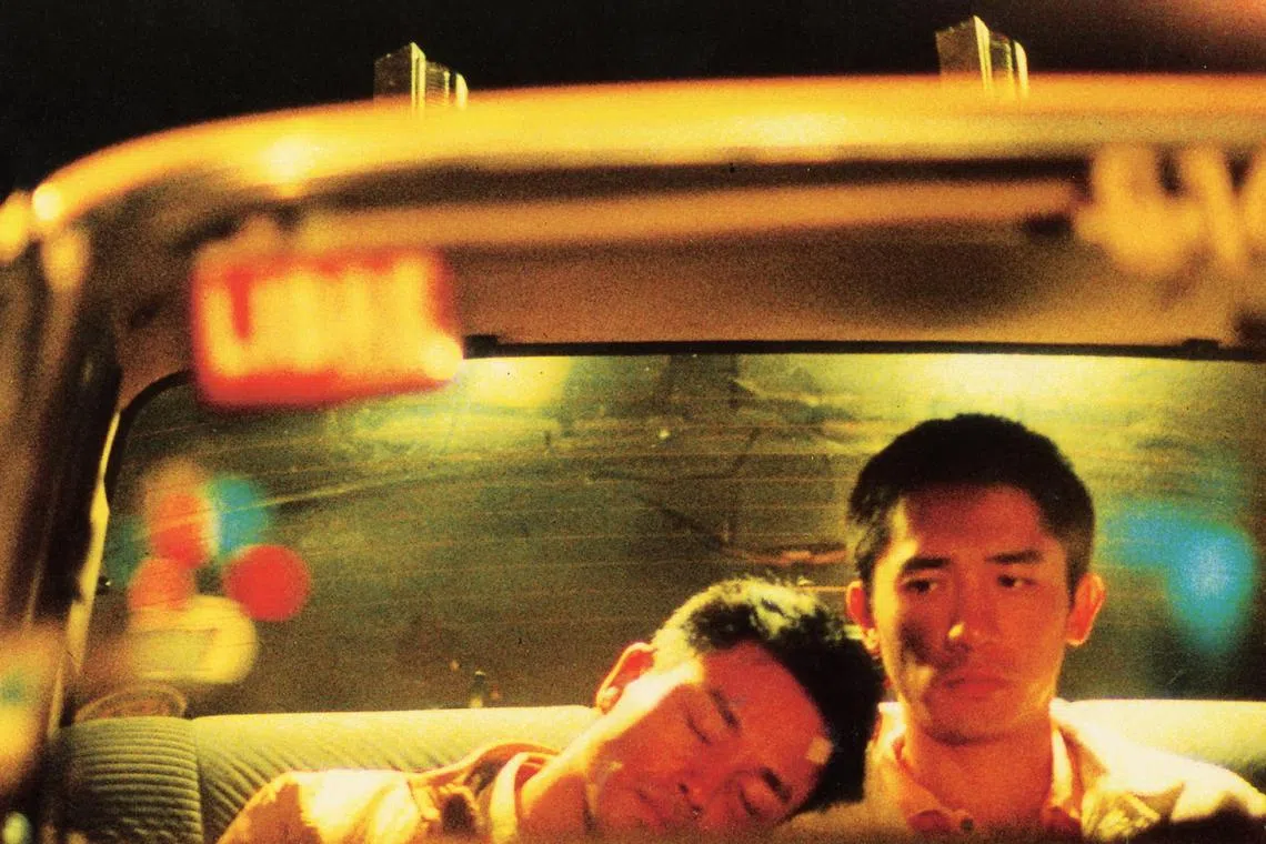 Cinema still: Happy Together starring Leslie Cheung (left) and Tony Leung Chiu Wai