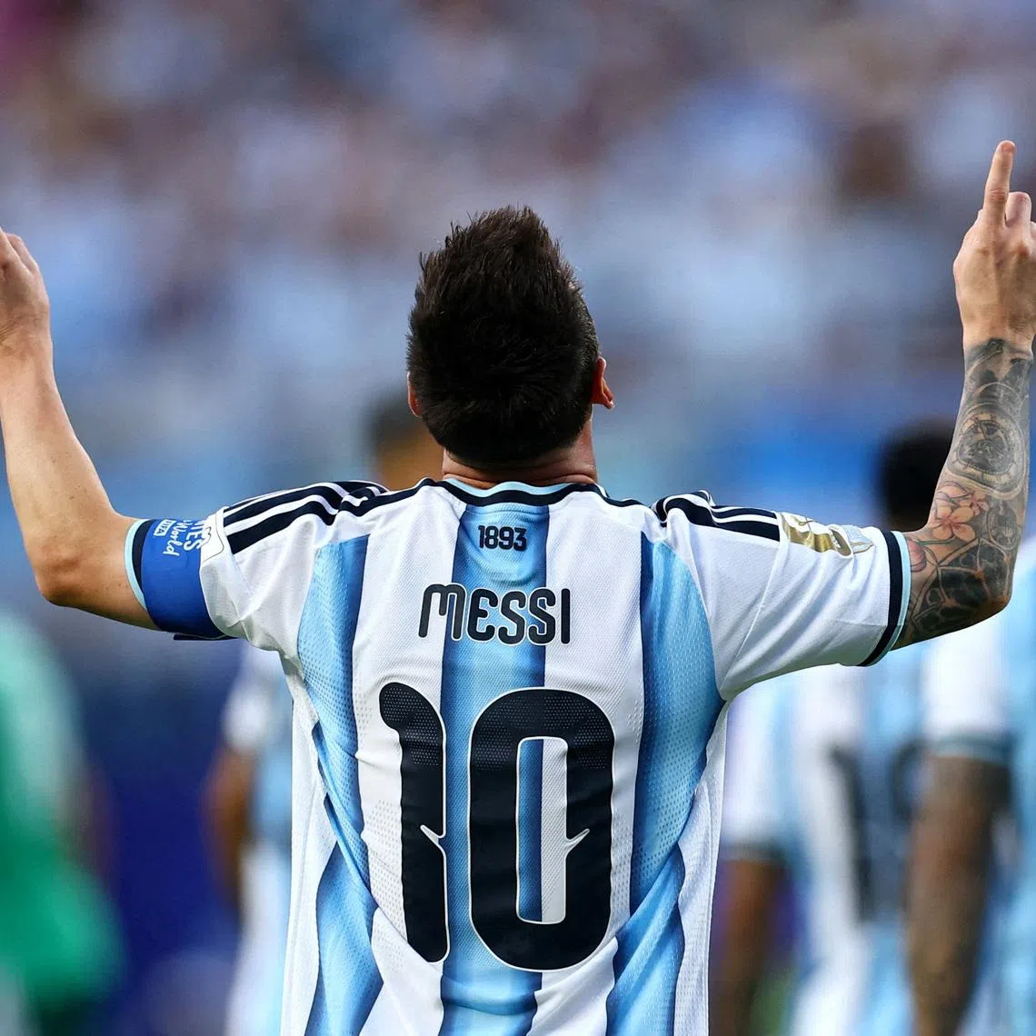 Messi scored his first World Cup goal in 2006, within 15 minutes of being on the pitch.