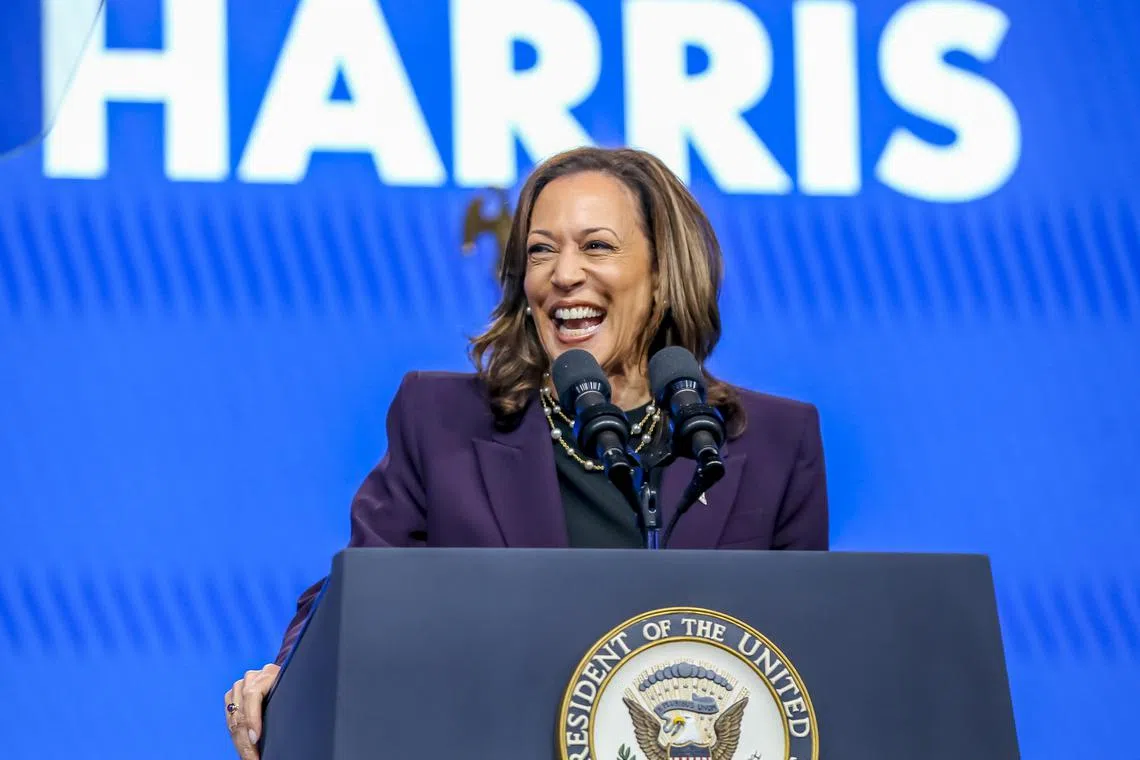 A series of video calls supporting Ms Harris’ 2024 election bid has been hastily put together since President Joe Biden announced he would step aside in the race.