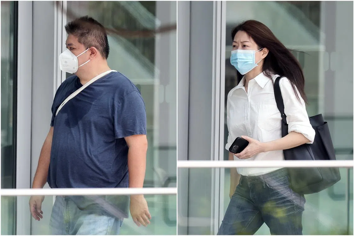 On Sept 23, Kwa Kaoh Wee (left) and Soh Ling Ling pleaded guilty to one corruption charge each.  