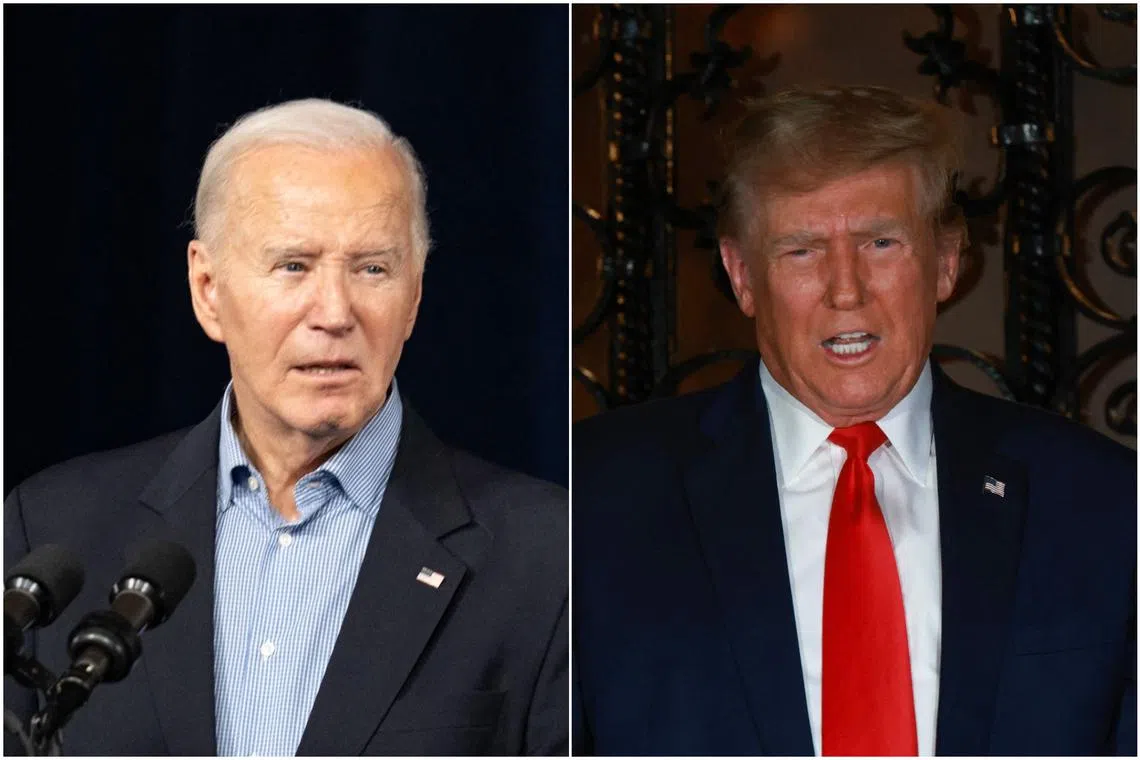 Mr Joe Biden, 81, and Mr Donald Trump, 77, are the oldest candidates ever to run for the White House. 