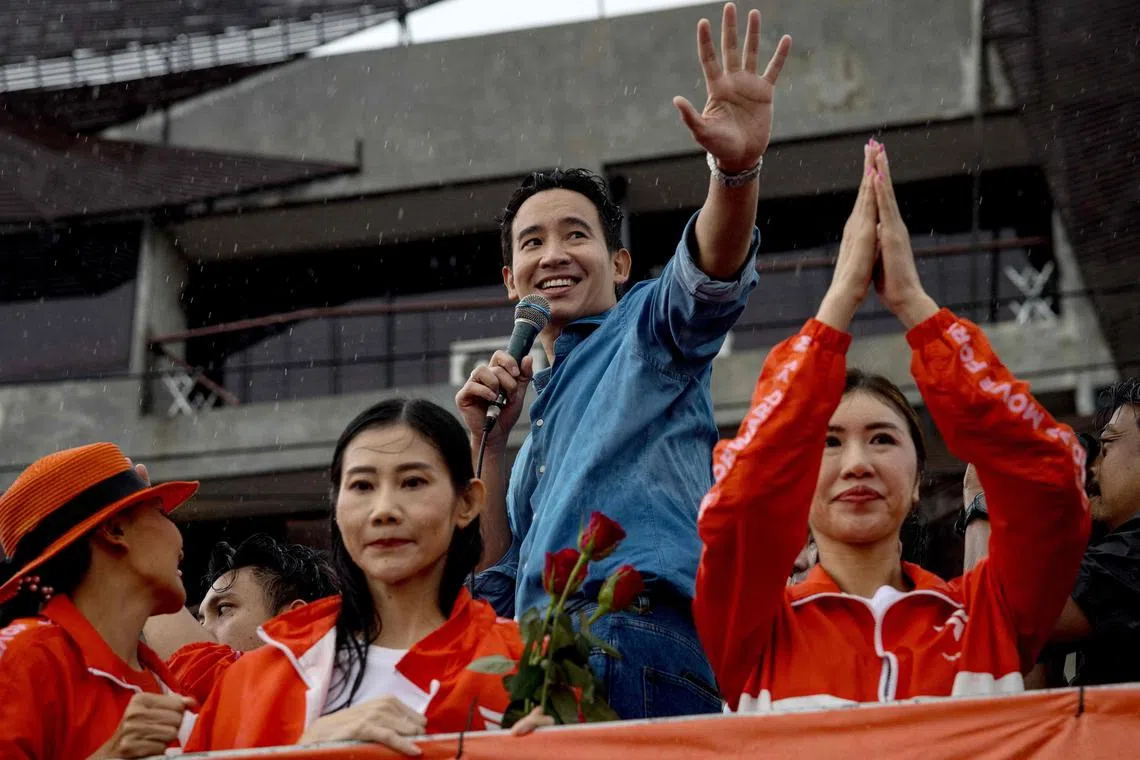 Mr Pita Limjaroenrat's party is now fighting for its place in the coalition it had assembled after winning the most seats in the May election.