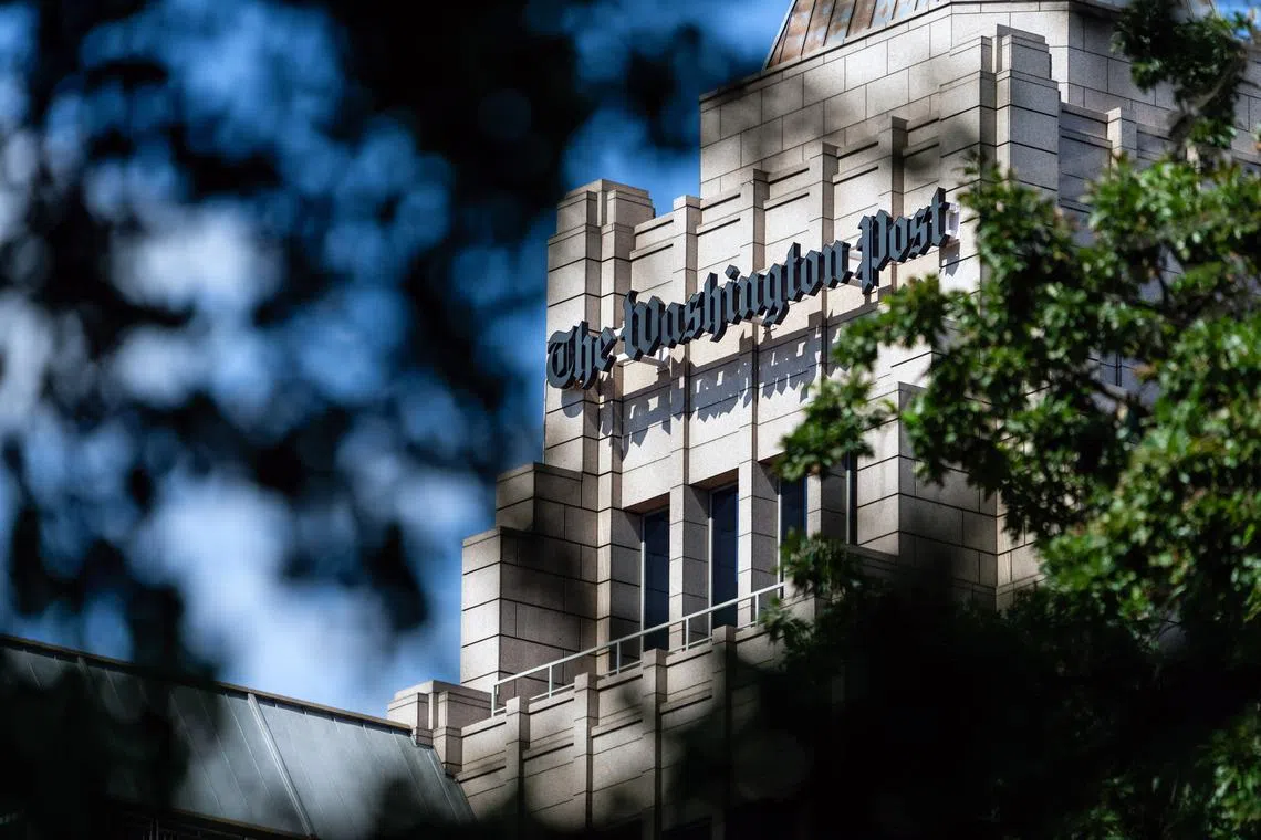 The headquarters of The Washington Post headquarters in Washington on Friday, June 21, 2024. Will Lewis is a British career journalist who became a crisis manager at Rupert MurdochÕs News Corporation, a job that later propelled him into the heights of American media as publisher first of The Wall Street Journal and now of The Washington Post. (Eric Lee/The New York Times)