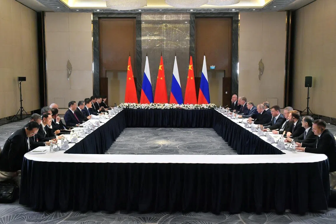 Chinese President Xi Jinping and his Russian counterpart, Mr Vladimir Putin, have expanded the Shanghai Cooperation Organisation.