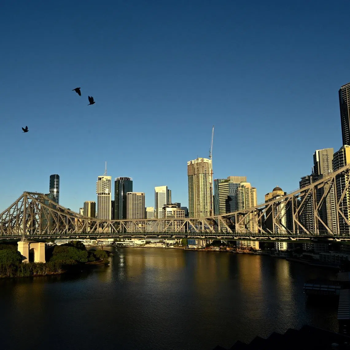 A view of the city skyline of Brisbane, Australia, July 4, 2021. REUTERS/Jaimi Joy