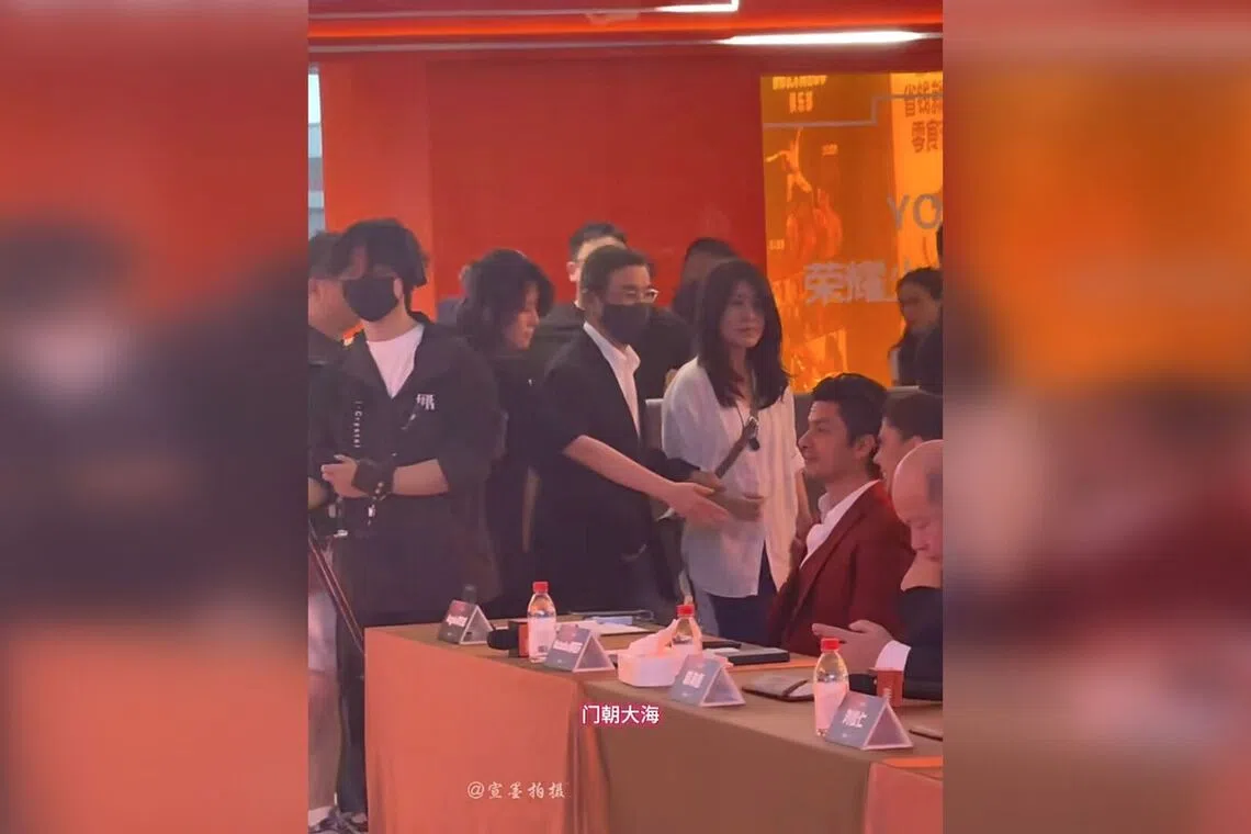 In footage circulating online, Lau appeared to walk unsteadily as he made his way from backstage to the guest seating area.
