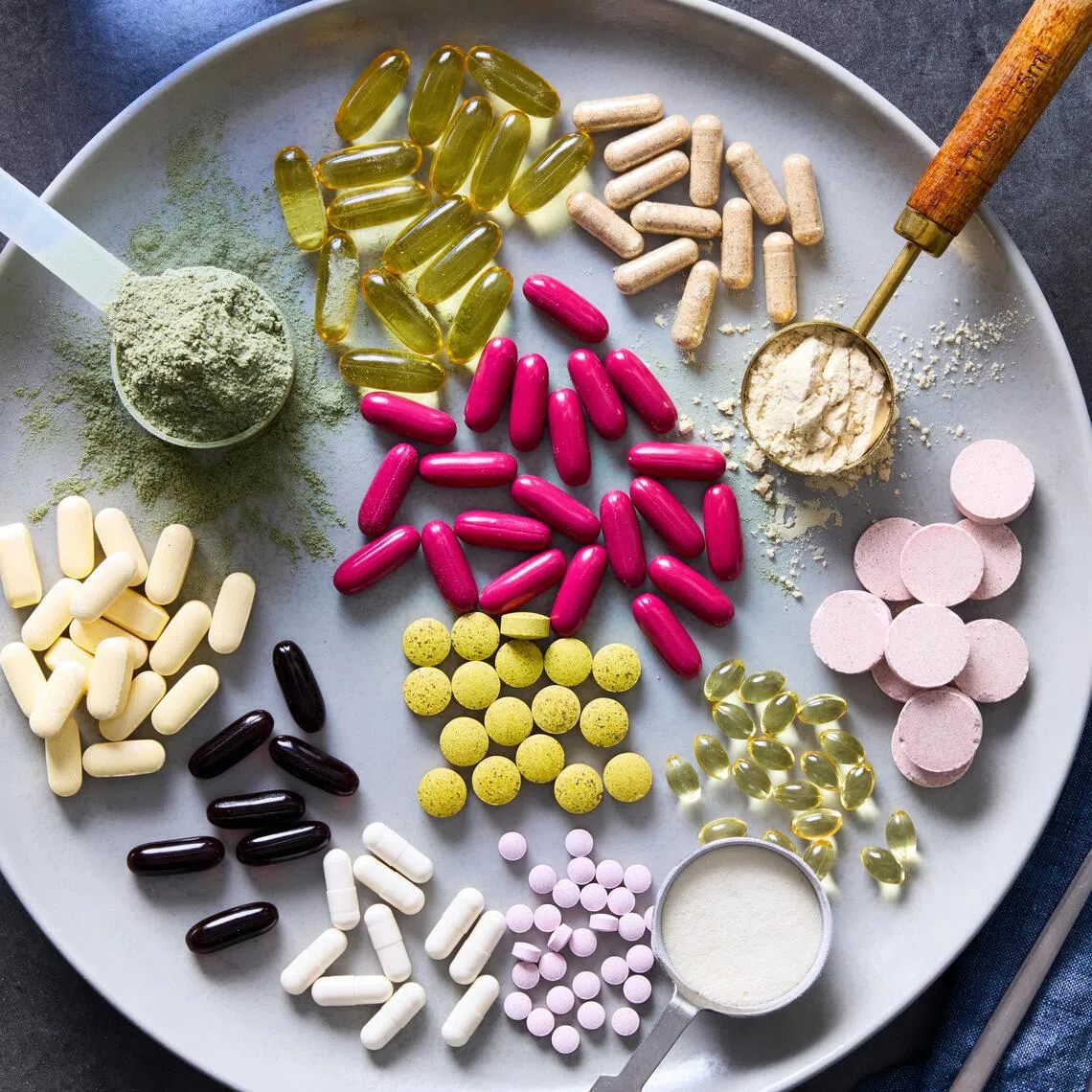 A new survey found that eight in 10 Americans were taking vitamins, protein powders or other supplements.