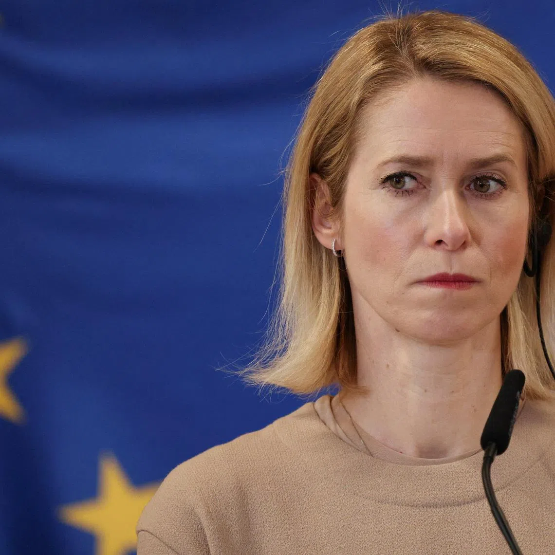 European Union High Representative for Foreign Affairs and Security Policy and European Commission Vice-President Kaja Kallas attends a press conference in Krakow, Poland, February 20, 2026. REUTERS/Kuba Stezycki
